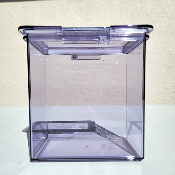 The Home Edit Medium Canister Food Storage Container Clear 4" x 6" x 6" Pantry K - Picture 4 of 8